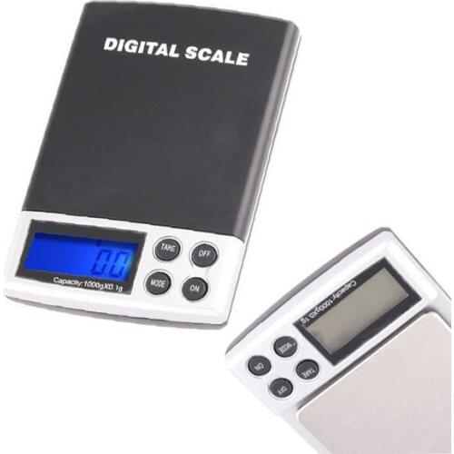50 pieces Pocket LCD Mini Electronic Digital Balance Weight Scale 0.1-1000g