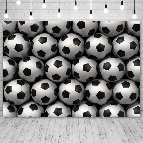 Avezano Photography Background Birthday Party Baby Shower Football Soccer Field Backdrop Photocall Photo Studio Photozone Decor