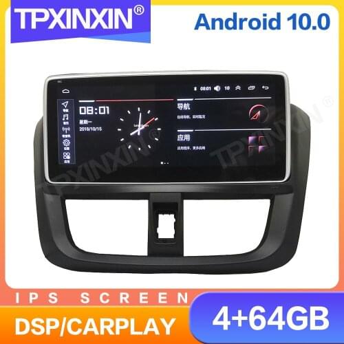 10.25" Android 10 For Toyota Vios Yaris 2017 - 2021 Car Radio Multimedia Video Recorder DVD Player Navigation HeadUnit GPS 2din