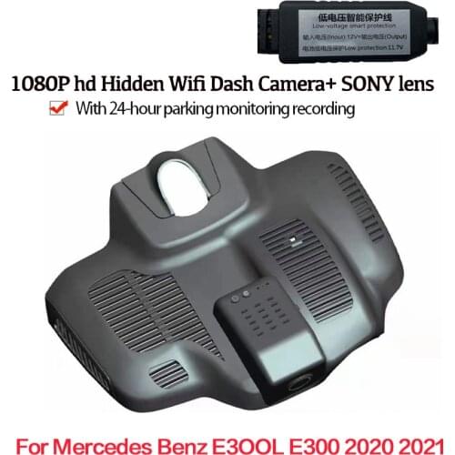 Car original style Front driving recorder For Mercedes-Benz E3OOL E300 2020 2021 DVR Driving Video Recorder Dash Night vision hd