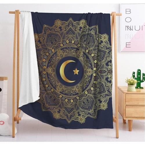 Bohemia series flannel Throw Blanket blanket blanket tapestry sofa blanket single double plush bedding decorative pattern