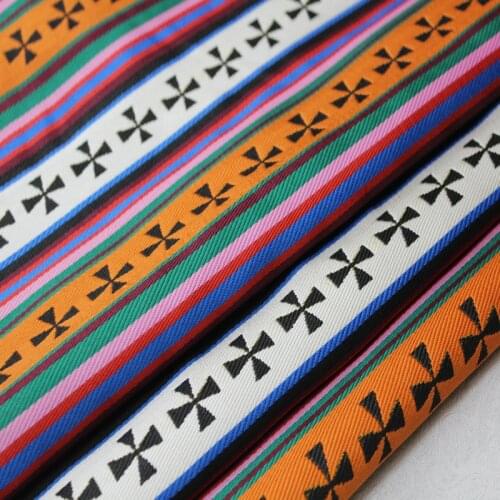 CF513 Stripe Jacquard Silk Brocade Fabric Chinese Cheongsam Clothes Fabric Chinese Wedding Couples Dress Fabric Silk Fabric