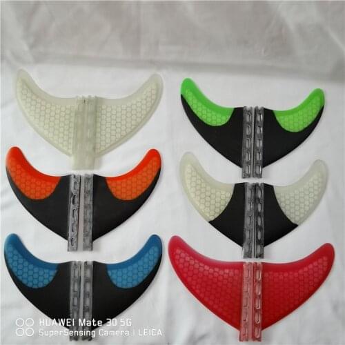 For FUTURE AM2-Raer Twin Fins Techflex Black/Orange Surfboard Fins for FUTURE box 2 pcs set Performance Core SURF FINS