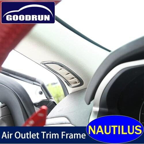 For Lincoln NAUTILUS Air Conditioning Car Dashboard Outlet Vent Frame Cover Trim Strip Decorative Interior
