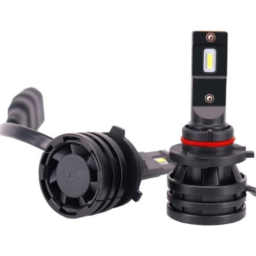 1 Set 9005 M2 SUPER MINI SIZE LED Headlight All-in-one H1 H4 H7 H8 H9 H11 9006 HB3/4 9012 Hir2 55W 6000LM CSP Chip Turbo Fan 6K