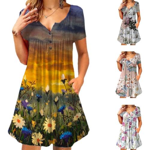 FUAMOS Fashionable Shirt Dresses