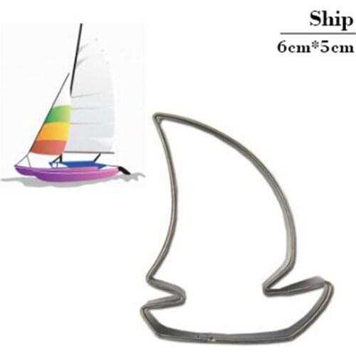 Hot Sailboat Cupcake Doll Mousse Biscuit Cookie Cutter Tools Metal Bakeware Stainless Steel Shopping Sales Online Baking Fondant