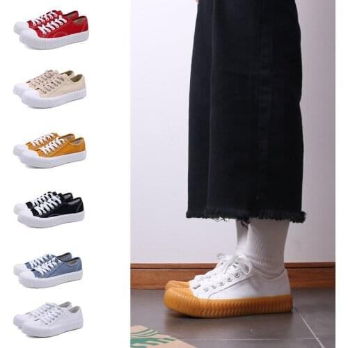 Classic Women Sneaker Fashion Breathble Vulcanized Shoes Platform Lace Up Casual White Shoes Tenis Feminino Zapatillas Mujer