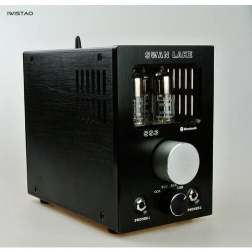 Tube Headphone Amplifier Decoder 6S6T USB Decoding Bluetooth 4.2 Receiver Coaxial Input Tube Preamplifier HIFI