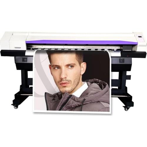 Small Eco Solvent Printer dx5 print head 1.6m 2160dpi vinyl Printing Machine