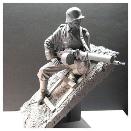 1/16 Scale Unpainted Resin Figure 209th infantry (base included) collection figure