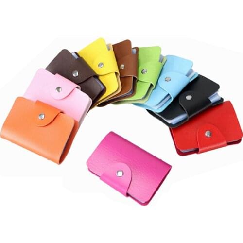 Solid color ladies and man card package credit card set business card holder student bag corporate