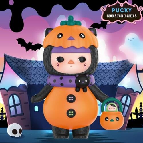 Original Pop Mart PUCKY Monster Baby Series Blind Box Toys Model Confirm Style Cute Anime Figure Gift Surprise Box