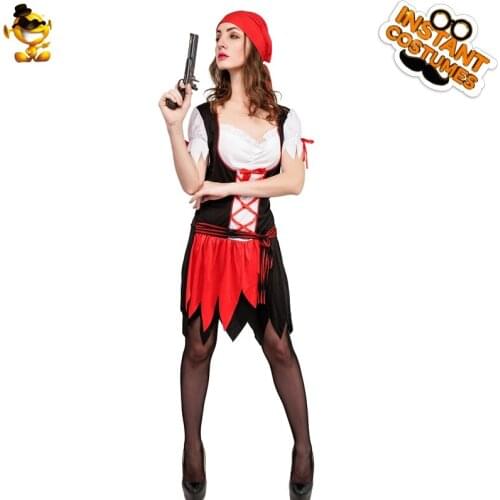 QLQ Adult Pirate Costumes Role Play Carnival Fancy Dress Halloween Cosplay Sexy Pirate Costumes For Women