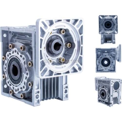 NMRV040 86mm Worm gear reducer Reduction ratio 5:1 to 100:1 input 14mm shaft for NEMA34 stepper motor