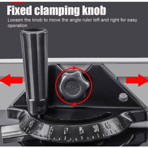 Router Woodworking Tools Fence System DIY For Table Saw Push Block Home Multifunction Adjustable Angle Plate Ruler Miter Gauge