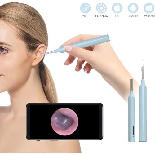 Endoscop Ear Cleaning Earpick silicone ear cleaner IOS wifi medical otoscope camera endosocpe for ear cleaning camera