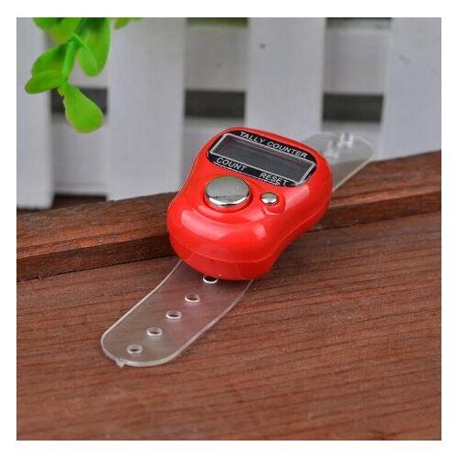 Party Favors Mini 5 Digit LCD Electronic Digital Golf Finger Hand Held Ring Tally Counter