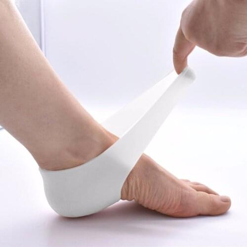 1 Pair Silicone Moisturizing Gel Heel Socks Cracked High Heel Protective Relieve Ease Heel Pain Foot Skin Care Tool Protectors