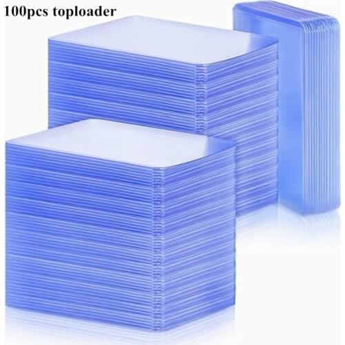100pcs toploader 3"x4"board game cards holder Gaming trading sports cards protector case 35pt