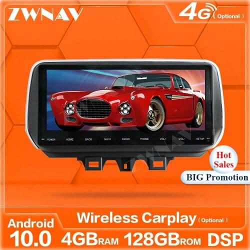 128GB Carplay Android 10.0 Screen Multimedia Player For Hyundai Tucson 2018 2019 2020 GPS Navi Auto Audio Radio Stereo Head Unit