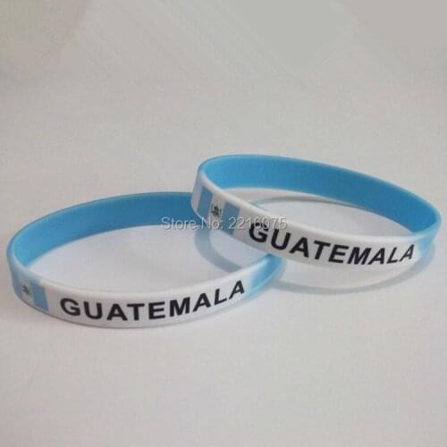 300pcs Guatemala silicone wristband rubber bracelets free shipping by DHL express