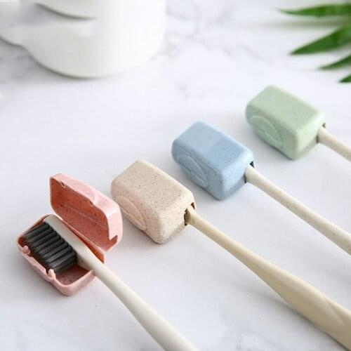 4Pcs Portable Tooth Brush Cover Holder Toothbrush Headgear Travel Hiking Camping Brush Cap Case Hygiene Care Outdoor
