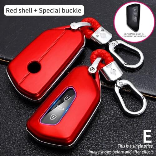 ABS Key Fob Cover Case for 2020 VW Golf 8 Skoda Octavia Smart Key Protective Shell