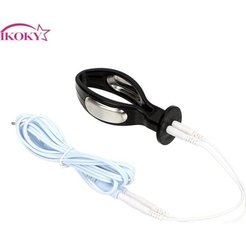 IKOKY Electric Shock Anal Plug Prostate Massage Sex Toys for Women Female Masturbation Sex Products