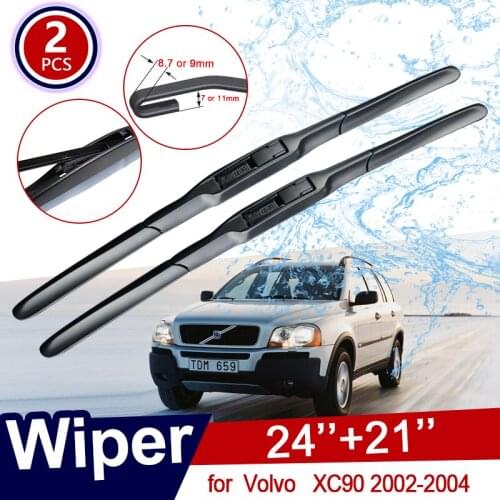 Car Wiper Blades Windshield for Volvo XC90 2002 2003 2004 Front Windscreen Wipers Car Accessories Stickers