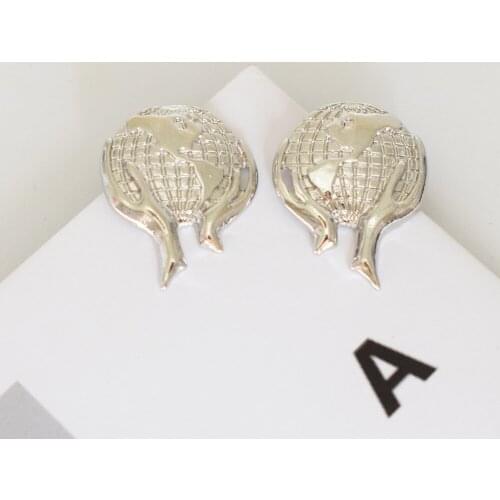 Bohemia Hiphop/Rock The Geometric Punk Hip Pop Irregular Stud Earrings Classic Metal Contracted Women Jewelry Earrings