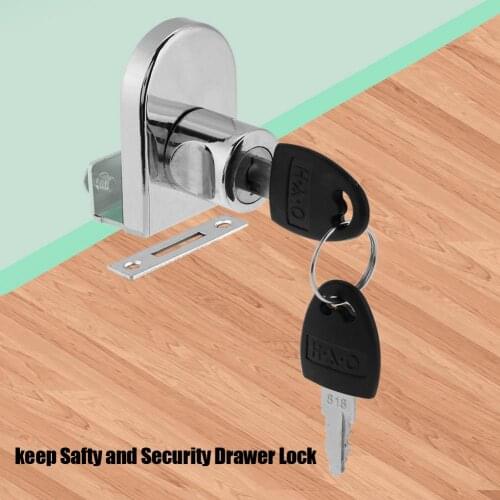 Zinc AlloyDrawer Locks with Keys Lock Furniture Hardware Door Cabinet Lock keep Safty and Security with Keys Office Home