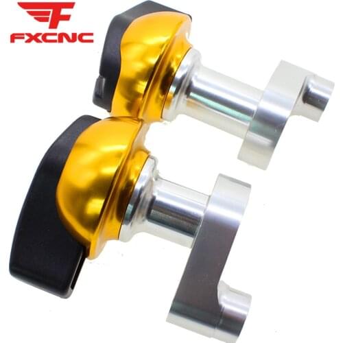 CNC Aluminum Motorcycle Frame Crash Pad Engine Stator Cover Slider Falling Protector Protect Set For Yamaha YZF R1 2007 - 2008