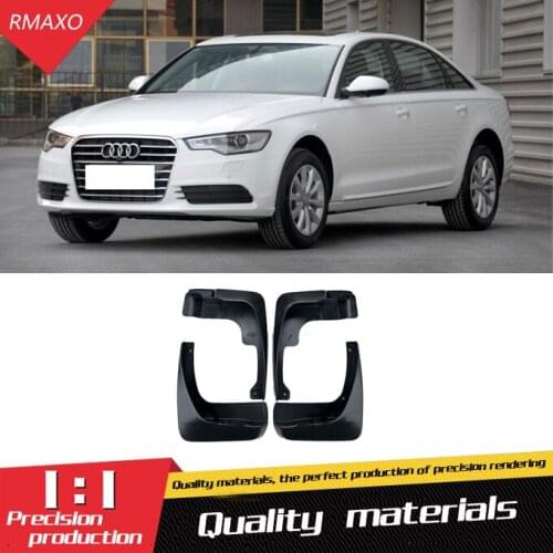 For Audi A6 2012-2015 Mudflaps Splash Guards Front With the color and rear Mud Flap Mudguards Fender Modified special