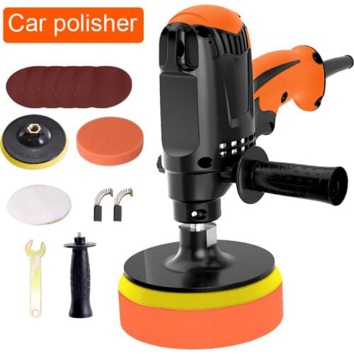 Electric Car Polisher Professional 980W Car Polishing Machine Six Gears Adjustable Speed Car Grinder Machine Polisher Power Tool