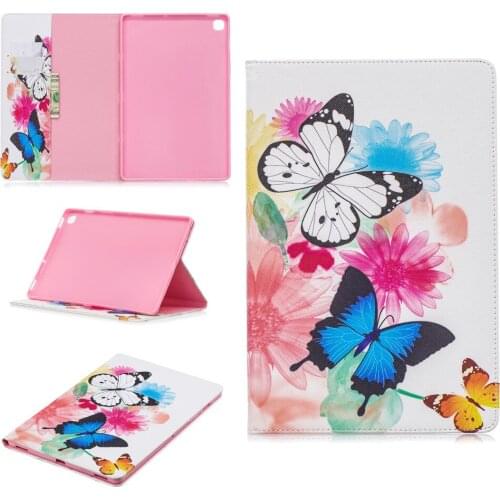 Flip Stand Magnetic Cover PU Leather Coque Capa Case For Samsung Galaxy Tab S5E 10.5" T720 T725 SM-T720 SM-T725 Funda +Film +Pen