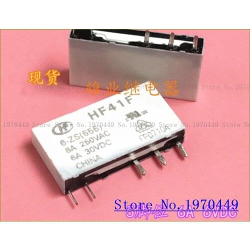 HF41F 6-ZS 6VDC 6A 6V 5 1 1