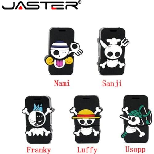 JASTER Cool luffy usb flash drive pen drive 4gb 16gb 32gb 64gb pendrive new style cartoon ONE PIECE pendrive Usb2.0 memory stick