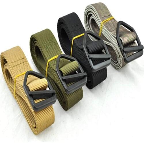 2017 Top Limited Adult Army Tactical Belt Outdoor Hunting Accesories Nylon Belt mens Waist Swat Strap With Buckle Wholesale
