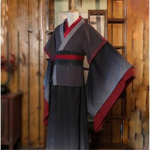 Grandmaster of Demonic Cultivation Wei Wuxian Cosplay Costume Outfit for Men Boy Party Clothing Collection Christmas Gift