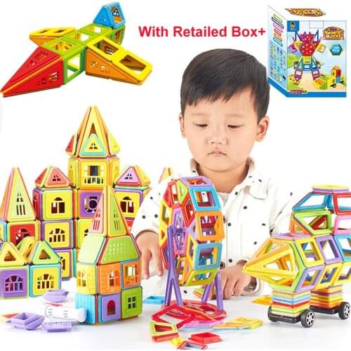 Mini Magnetic Designer Construction Set Magnetic Building Blocks Educational Magnet Toys For Children Gifts