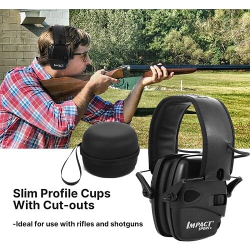 New 2021 Shooting Electronic Earmuffs Shooting Headphones Noise Reduction Hearing Protection Ear Protection Outdoor Activities