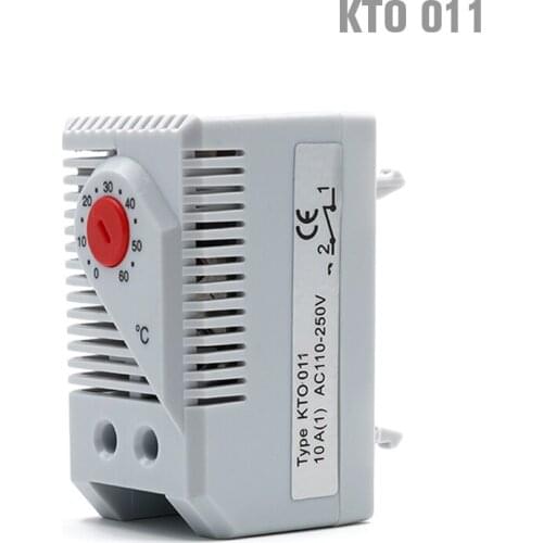 Thermostat Temperature Controller Normally Closed and Normally Open Din Rail Mini Compact Thermostat KTO 011 KTS 011