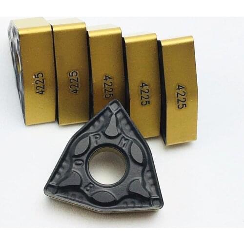 10 pieces of WNMG080408 PM 4225 carbide insert WNMG 080408 PM 4225 original high quality turning tool CNC lathe boring tool