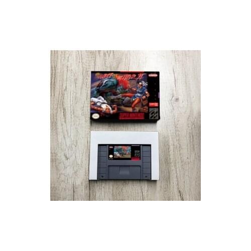 Street Game Fighter II 2 - USA Version Action Game Card With Retail Box