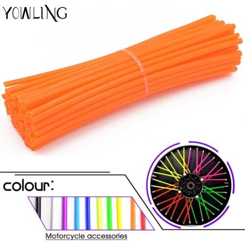 Universal Moto Dirt Bike Enduro Off Road Wheel RIM Spoke Skins covers for yamaha yzf SX SXF EXC XC EXC-F EXCF MX Motocross