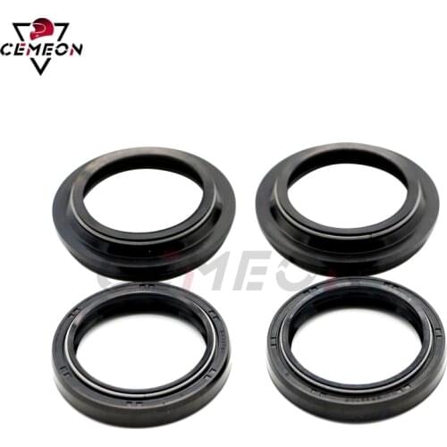 Fork seal For Kawasaki GTR1000 Z750 Z800 ZR750 ZR-7 EN500 Motorcycle front shock absorber front fork oil seal and dust cap