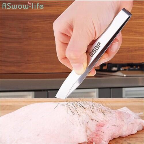 Thickened Pliers Stainless Steel Kitchen Kit Appliances Tweezers Household Pliers For Hair Removal Chicken Pig Fish Practical