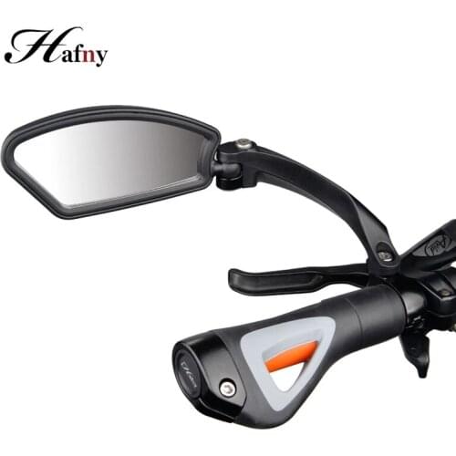 Hafny Origin Stainless Steel Lens Bicycle Mirror MTB Handlebar Side Safety Rear View Mirror Road Bike Cycling Rearview Mirrors