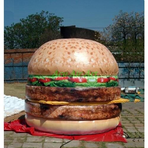 Hot air balloon, inflatable hamburg replicas, inflatable hamburg balloon for advertising